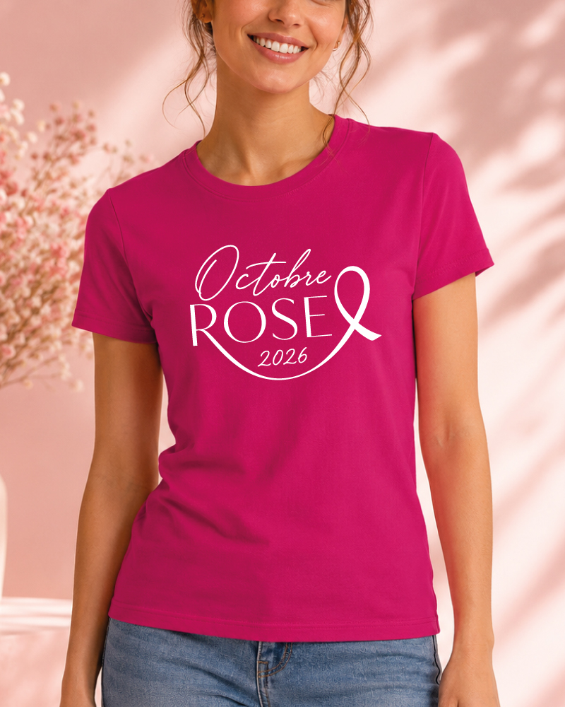 T-shirt octobre rose